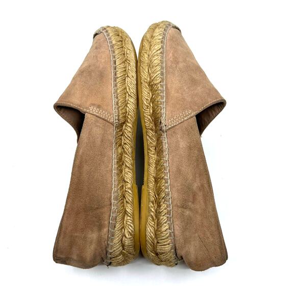 Gaimo Blush Pink Suede Flat Espadrille Women's 7.5 US - Picture 7 of 8